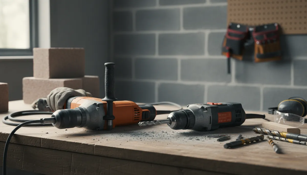 Perceuse à percussion ou perforateur, que choisir pour tes travaux