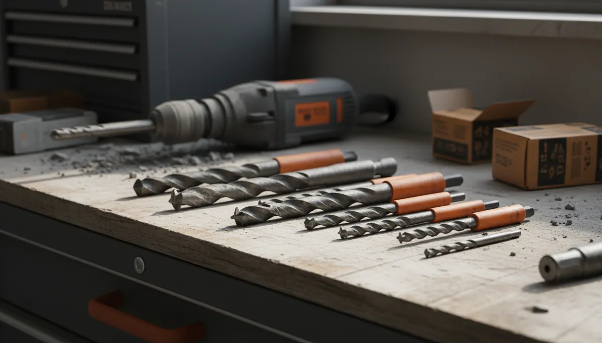 Mèche pour perforateur, compatibilités et tailles